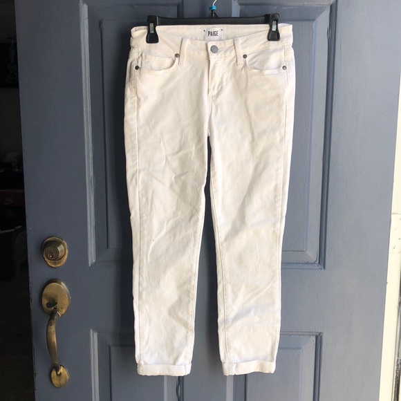Paige White Kylie Crop Jeans size 26 - Picture 1 of 12
